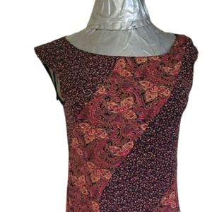 Floral & Paisley patchwork Handkerchief Dress